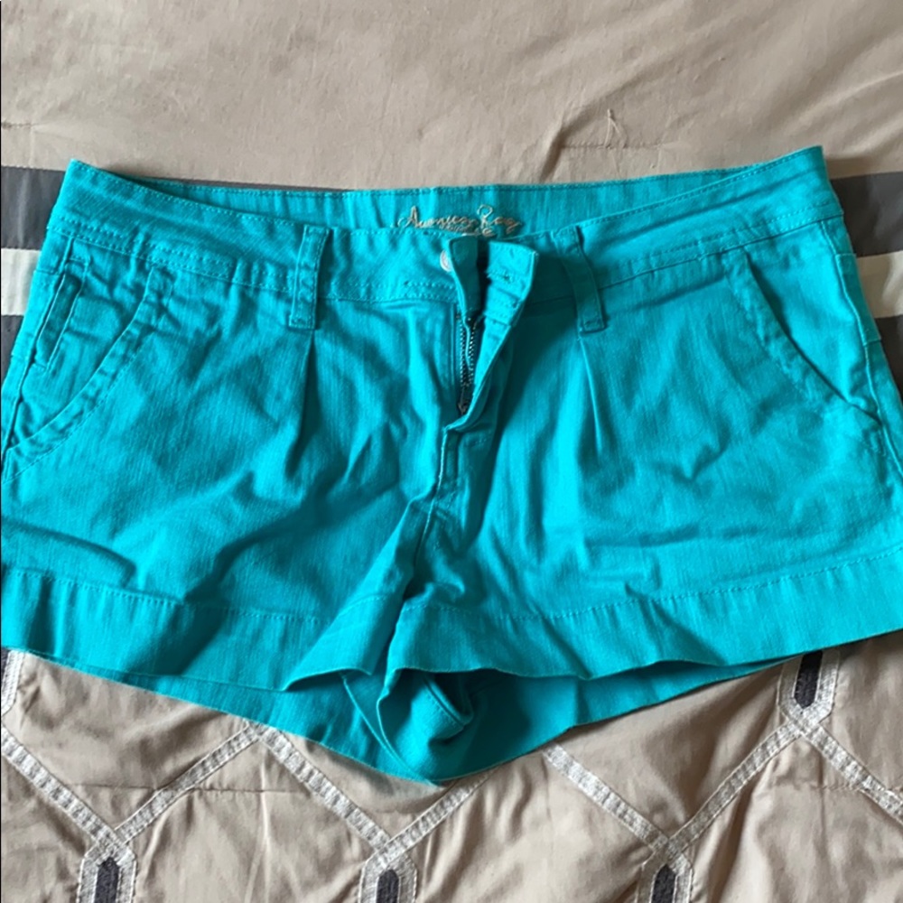 Turquoise shorts